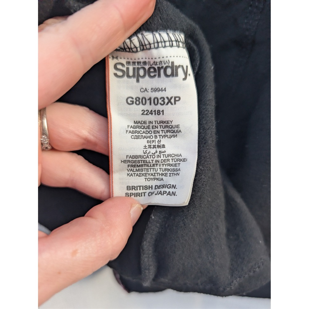 Superdry Womens Athletic University Long Sleeve Dress Black G80103XP Small - Picture 6 of 8